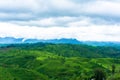 Sunrise Point Cukul, Pangalengan, West Java Royalty Free Stock Photo