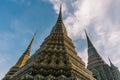 The day in bangkok, Thailand, Wat Po Temple Royalty Free Stock Photo