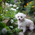 picture of a white Bichon Frise dog