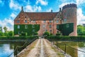 Renaissance old vintage Castle in southern Sweden