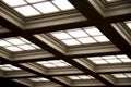 Windows on the ceiling of a museum