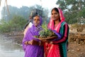 Womens Doing Chhath Puja