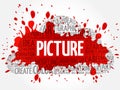 PICTURE word cloud, creative concept Royalty Free Stock Photo