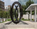 `Retexo` by American artist Cliff Garten, part of the Citywide Collection in Richardson, Texas.