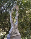 `Eterno Retorno` by sculptor Marius Morau on Volta do Duche in Sintra, Portugal. Royalty Free Stock Photo