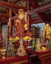 Altar for worship Confucius in Thuong Dien building, 4th courtyard, Temple of Literature, Hanoi, Vietnam