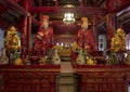 Altar for worship Confucius in Thuong Dien building, 4th courtyard, Temple of Literature, Hanoi, Vietnam