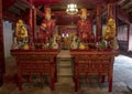 Altar for worship Confucius in Thuong Dien building, 4th courtyard, Temple of Literature, Hanoi, Vietnam