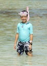 Amerasian boy having fun in Fatima Bay