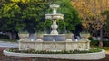 Ashley Priddy memorial fountain, Highland Park, Dallas, Texas Royalty Free Stock Photo