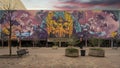 `The Majestic` by Los Angeles based artists Ryan `Yanoe` Sarfati and Eric `Zoueh` Skotnes in Tulsa, Oklahoma.