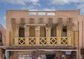 Joseph Bitton old jewish synagogue above a store in the jewish quarter off the Jemaa el-Fnaa Square in Marrakesh, Morocco