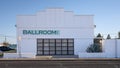 Ballroom Marfa contemporary art museum in Marfa, Texas.