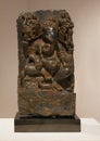 Stone 13th-15th century statue of Ganesha on display in the Dallas Museum of Art in Dallas, Texas.