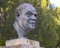 Bust of the great jazz musician Sidney Bechet in Juan Les Pins, France
