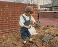 `There, Now You Can Grow` sculpture by J. Seward Johnson Jr. outside the Walton Arts Center in Fayetteville, Arklansas.