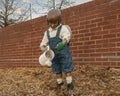 `There, Now You Can Grow` sculpture by J. Seward Johnson Jr. outside the Walton Arts Center in Fayetteville, Arklansas.