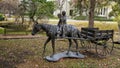 `Family Ride`, a bronze sculpture by Angela Mia De la Vega in Highland Park, Dallas County, Texas