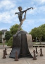 Shawn Miller bronze sculpture by Shan Gray, Edmond, Oklahoma