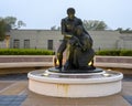 `The Dream of Freedom` by David Newton inside the Freedman`s Cemetery Memorial in Dallas, Texas