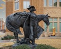 `High Desert Princess` by Mehl Lawson utside the National Cowgirl Museum and Hall of Fame in Fort Worth, Texas. Royalty Free Stock Photo