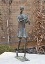 `Orpheus` by Richard Lang in the courtyard of the Music Building at the University of North Texas in Denton.