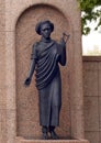 `The Prophetess` by David Newton at the entrance to the Freedman`s Cemetery Memorial in Dallas, Texas