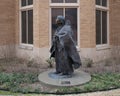 `Sacagawea & Jean Baptiste` by Glenna Goodacre outside the National Cowgirl Museum and Hall of Fame in Fort Worth, Texas. Royalty Free Stock Photo