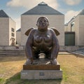 `Sphinx` by Fernando Botero on the University of Oklahoma Campus in Norman.