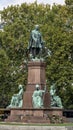 Bronze statue Count Istvan Szechenyi, Hungarian politician, political theorist, and writer.