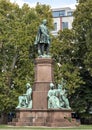 Bronze statue Count Istvan Szechenyi, Hungarian politician, political theorist, and writer.