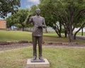 Bronze statue of J. Frank Norris, the fighting fundamentalist, by famous sculptor Pompeo Coppini. Royalty Free Stock Photo