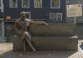 Bronze statue of Major Bosshardt, Amsterdam, The Netherlands