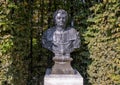 Bust of Marcus Salvius Otho by Bartholomeus Eggers, Rijksmuseum sculpture garden, Amsterdam, Netherlands