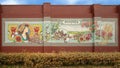 `Cadillac Pizza Mural` by Misty Oliver-Foster, McKinney`s first public art mural completed in 2016.