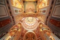 Pictured ceiling with archs inside Cathedral