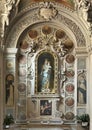 Chapel dedicated to Our Lady of the Rosary in the Church of Saint Stephen in Menaggio on Lake Como.
