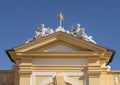 Cherub sculptures, Melk Abbey, above the town of Melk, Lower Austria Royalty Free Stock Photo