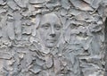 Closeup of face, Freedom Sculpture, by Zenos Frudakis, Philadelphia