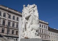 Left side, `Gates of Violence`, Monument Against War and Fascism, Vienna, Austria