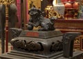 Male Chinese Foo Dog at the Altar to Chu VÃÆn An, rector of the imperial academy