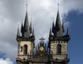 Church of Mother of God before Tyn, Old Town Square, Prague, Czech Republic Royalty Free Stock Photo