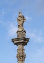 Top Of The Plague Column Of Virgin Mary, Hradcanske Square, Hradcany, Prague, Czech Republic