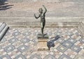 Mosaic three dimensional tile floor in the House of Faun, Scavi Di Pompei Royalty Free Stock Photo