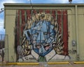 Derealism Portrait wall mural by Matthew Brinston, Deep Ellum, Texas