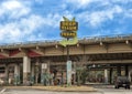 Entrance sign Deep Ellum, Dallas, Texas Royalty Free Stock Photo