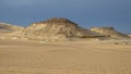 Eastern part area of the Great Sand Sea near the Siwa Oasis in Egypt.