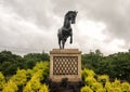 Replica of Leonardo da Vinci`s horse that never was in Southlake, Texas.