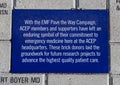 EMF Pave the Way Campaign brick, EMF Plaza, National ACEP Headquarters, Dallas, Texas Royalty Free Stock Photo