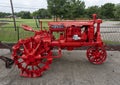 1939 Farmall F20 Tractor exhibit in Frisco, Texas. Royalty Free Stock Photo